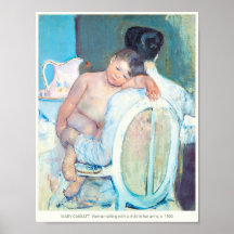 Mary Cassatt Mujer sentada con brazos infantiles c