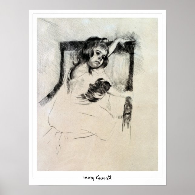 Póster Mary Cassatt Zedign Art Poster #256 (Frente)