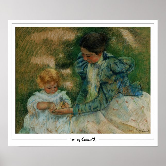 Póster Mary Cassatt Zedign Art Poster #295 (Frente)