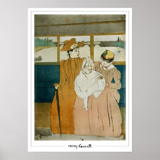 Póster Mary Cassatt Zedign Art Poster #3 (Frente)