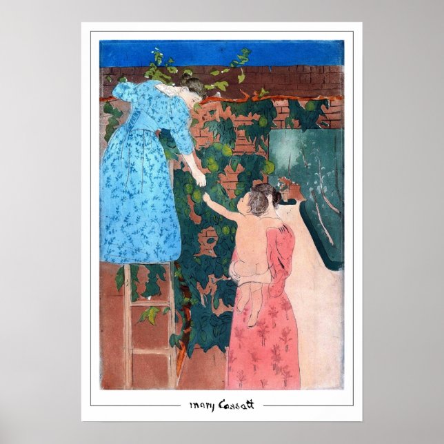 Póster Mary Cassatt Zedign Art Poster #400 (Frente)