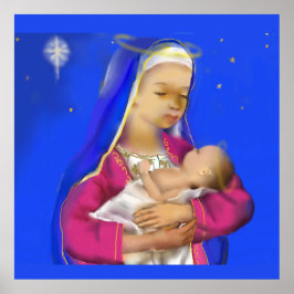 Póster Mary con Jesús