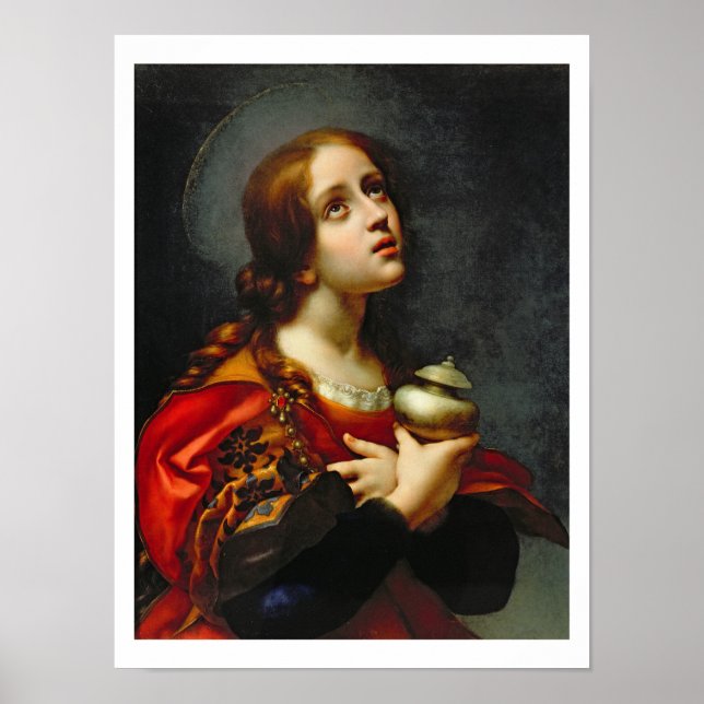 Póster Mary Magdalene, 1660-70 (aceite sobre lienzo) (Frente)