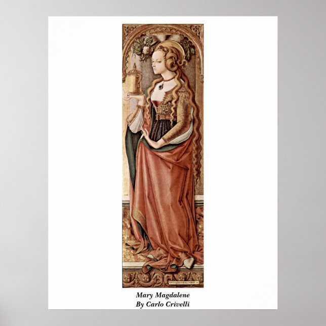 Póster Mary Magdalene. Por Carlo Crivelli (Frente)