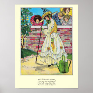 Póster Mary Mary Es Bastante Contraria Cómo Crecen Sus Ja
