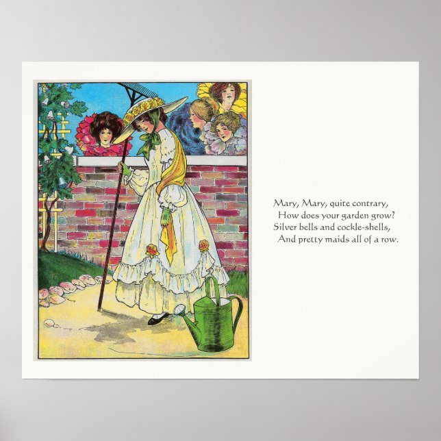 Póster Mary Mary Es Bastante Contraria Cómo Crecen Sus Ja (Frente)