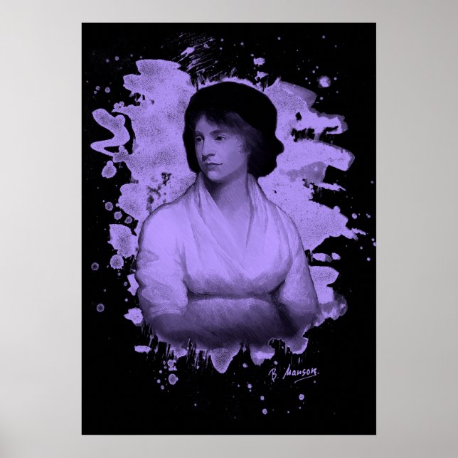 Póster Mary Shelley (Wollstonecraft tributo) (Frente)