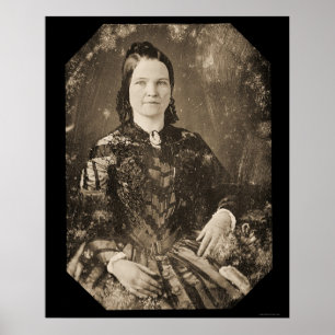 Póster Mary Todd Lincoln Daguerreotype 1846