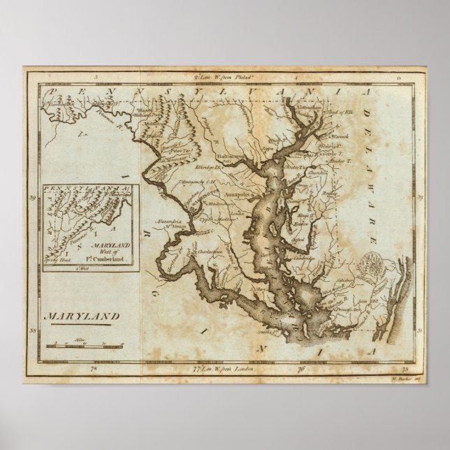 Póster Maryland (Frente)