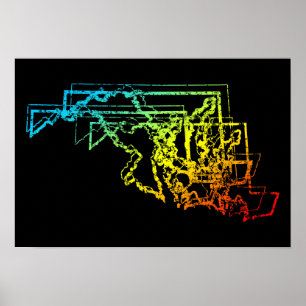 Póster maryland chill blur