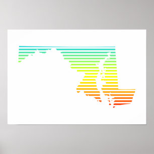 Póster maryland chill fade