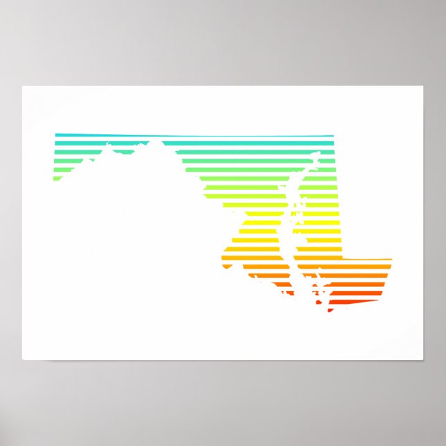 Póster maryland chill fade (Frente)