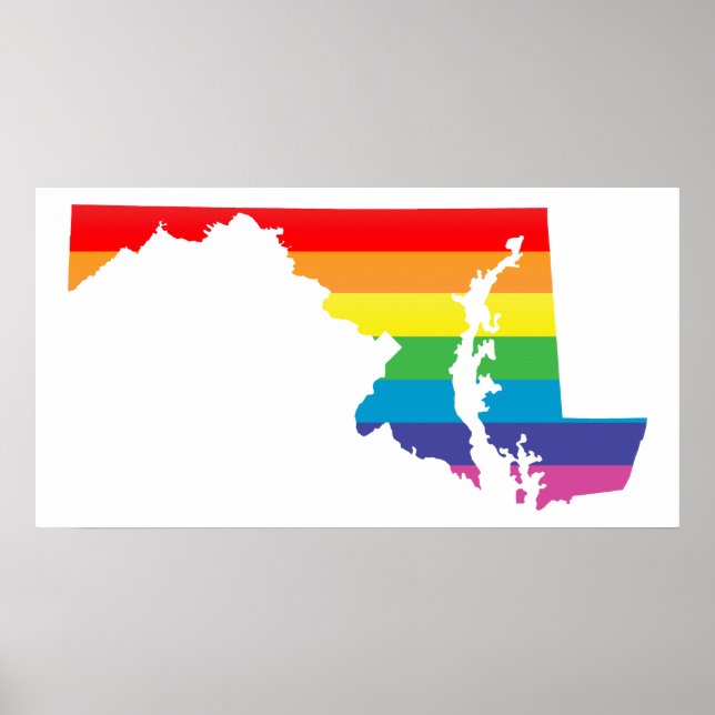 Póster maryland pride. (Frente)