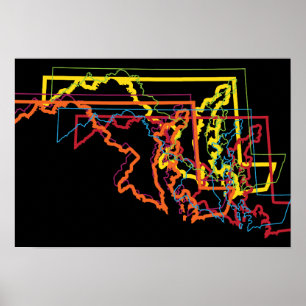Póster maryland pride blur