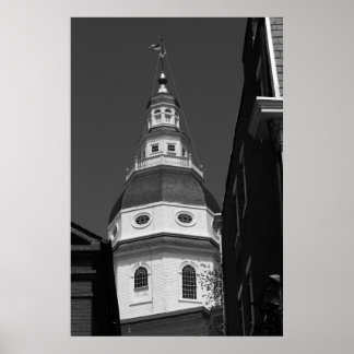 Póster Maryland State House-Annapolis Mary