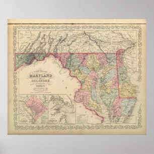 Póster Maryland y Delaware 2