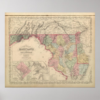 Póster Maryland y Delaware 2