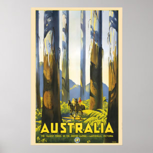 Póster Marysville Victoria Australia Viajes Antiguos