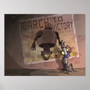 Póster Marzo a la victoria