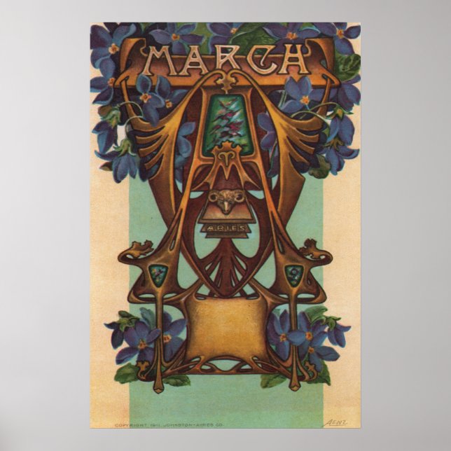 Póster Marzo - Aries (Frente)