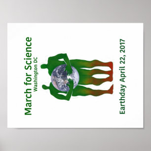 Póster Marzo para el poster de la ciencia