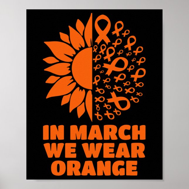 Póster Marzo Usamos Awarene De Esclerosis Múltiple De Gir (Frente)