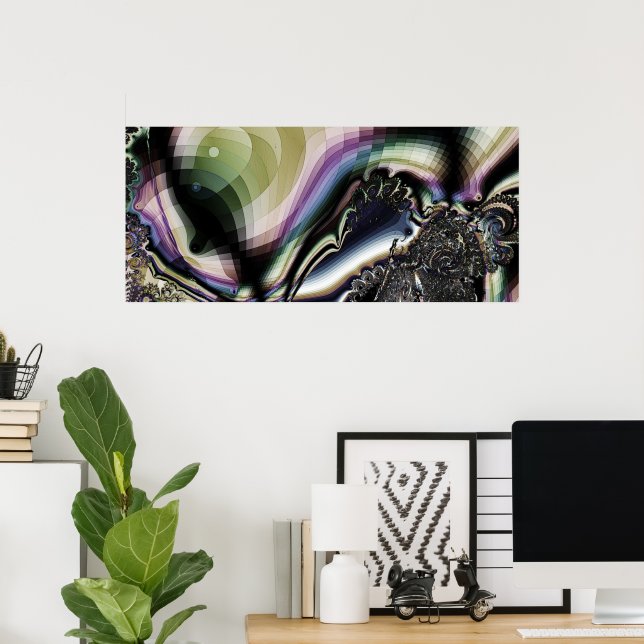 Póster Más allá de la existencia (Oficina en casa)