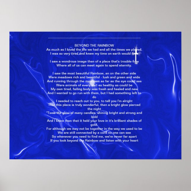 PÓSTER MÁS ALLÁ DE LA LLUVIA (Frente)