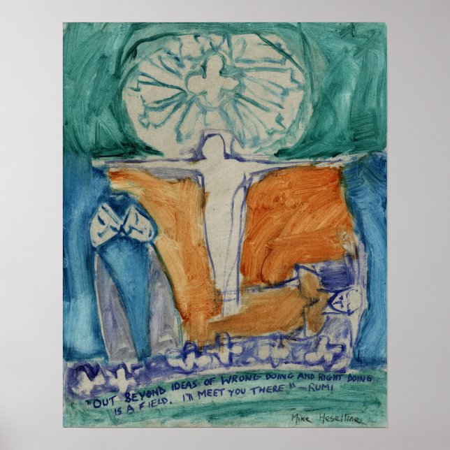 Póster "Más allá de la mala actuación y el bien hacer" po (Frente)