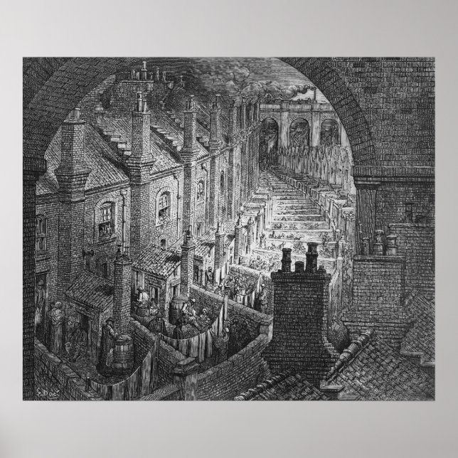 Póster Más allá de Londres - Por tren (Frente)