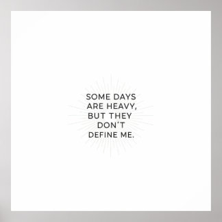 Póster Más allá de los días difíciles