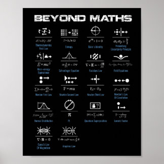 Póster Más allá del Poster de matemáticas