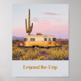 Póster Más allá del Poster del mapa