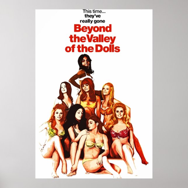 Póster Más allá del valle de las muñecas (Frente)