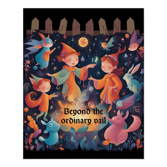 Póster Más allá del velo ordinario (Anverso)