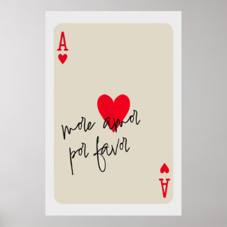 Póster Más Amor Por Favor Poster