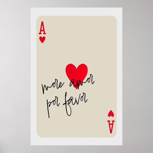 Póster Más Amor Por Favor Poster (Frente)