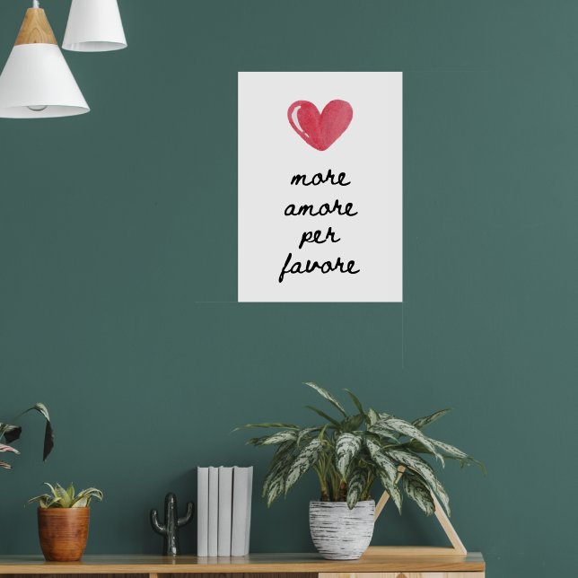 Póster Más amores por favor (Salón 1)