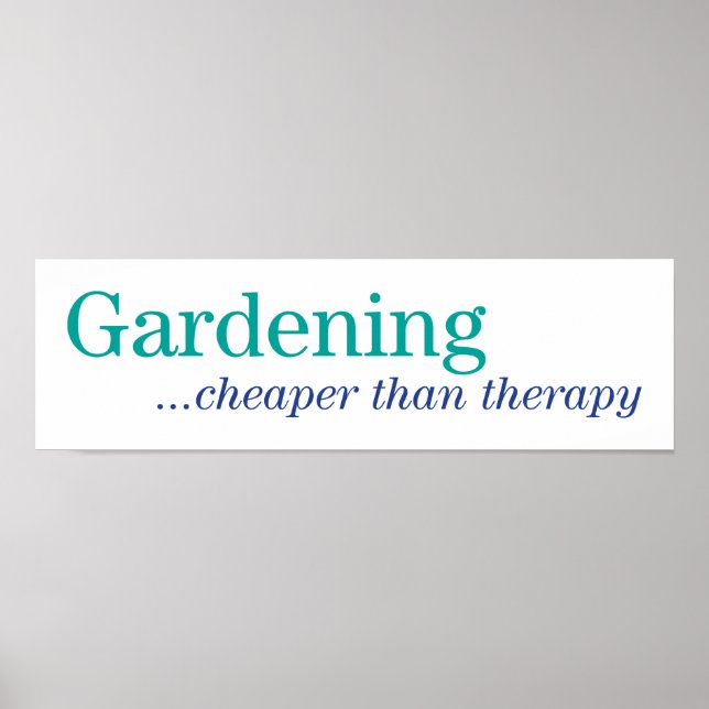 Póster Más barato que la terapia (Frente)