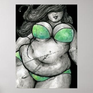 Póster Más belleza de tamaño