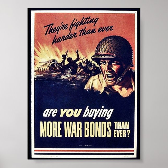 Póster Más bonos de guerra (Frente)