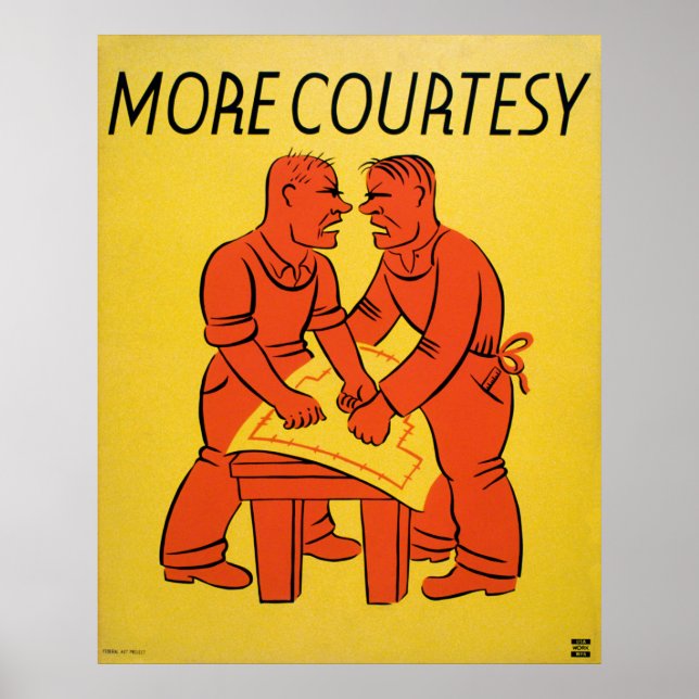 Póster Más cortesía de WPA (Frente)
