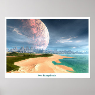 Póster Más de playas extrañas