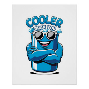 Póster Más Frío Que Usted - Gracioso Diseño De Refrigerad