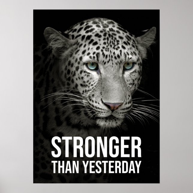 Póster Más fuerte que ayer - Tigre (Frente)