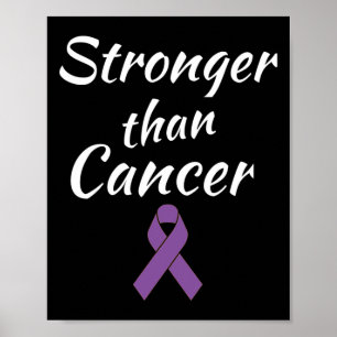 Póster Más fuerte que el cáncer Conciencia pancreática so