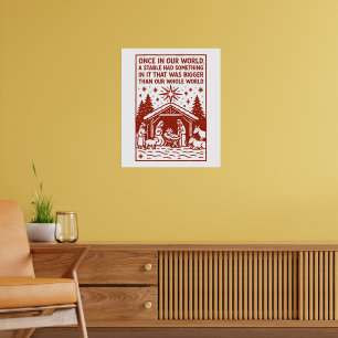 Póster Más grande que todo nuestro mundo 1