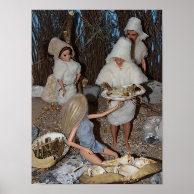 Póster Más llegan para comer. (Frente)