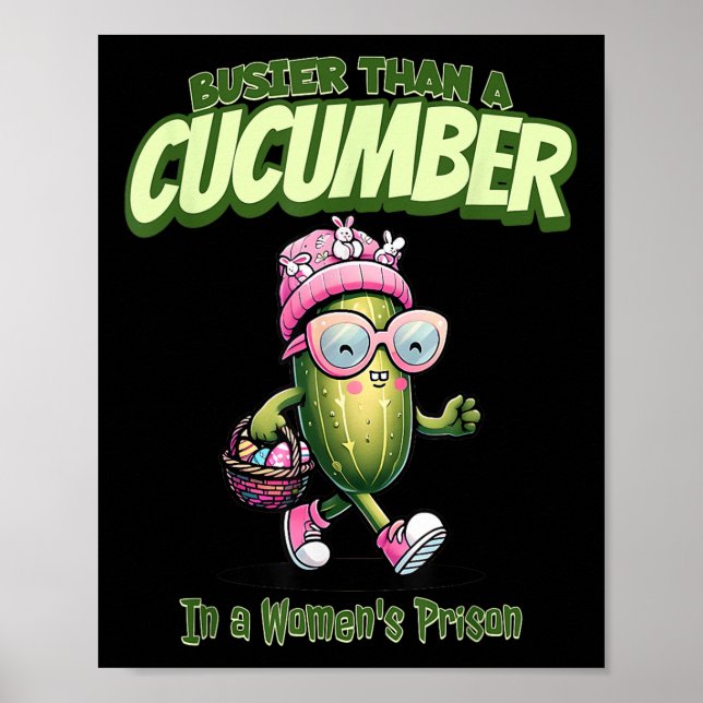 Póster Más Ocupado Que Un Cucumber En Una Cárcel De Mujer (Frente)