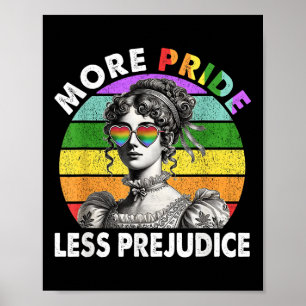Póster Más Orgullo Menos Prejuicio Mes Orgullo Lgbtq Gay